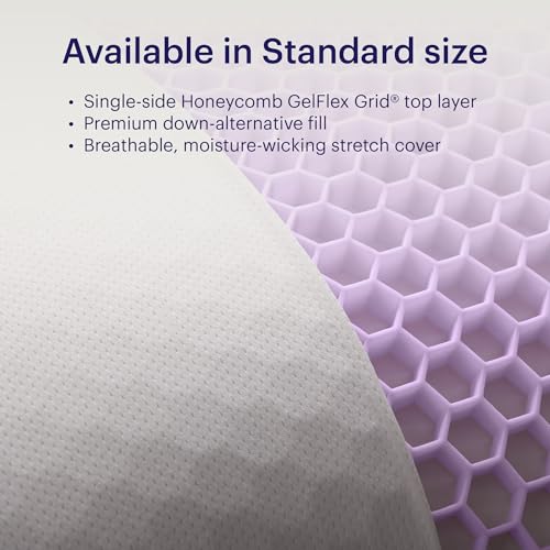 Down Alternative Side Sleeper Support Pillow Breathable Cover