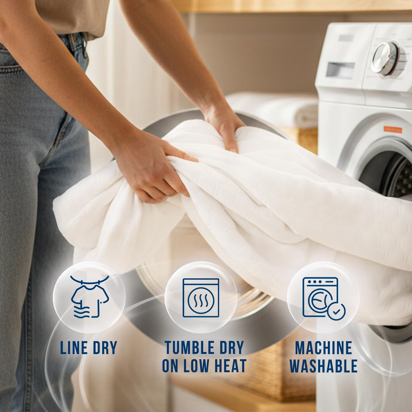 Waterproof Tencel Mattress Protector Deep Pocket Hypoallergenic Temperature Regulating Mattress Pad