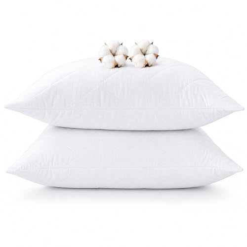 Waterproof Zippered Pillow Protectors King Size Hypoallergenic Pillow Covers