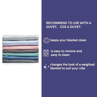 Cooling Weighted Blanket Glass Bead All Season Heavy Bed Throw