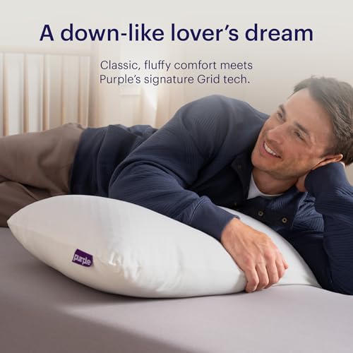 Down Alternative Side Sleeper Support Pillow Breathable Cover