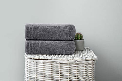 Extra Large Cotton Bath Towel Set Quick Dry Absorbent Lightweight Towels 30x60 Pack of 4