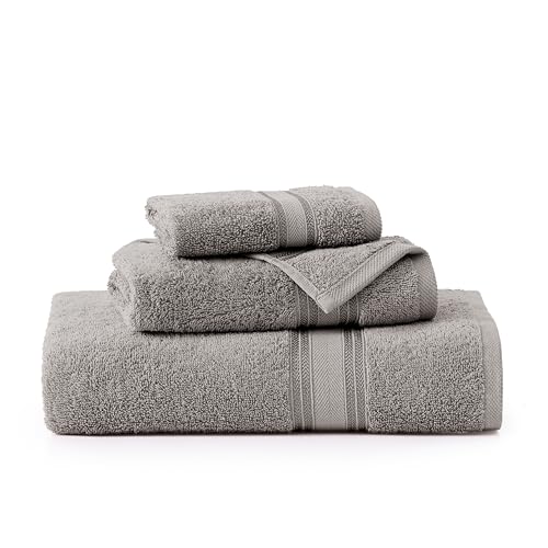 Zero Twist Cotton Bath Towel Set Quick Dry Ultra Absorbent Soft Towels