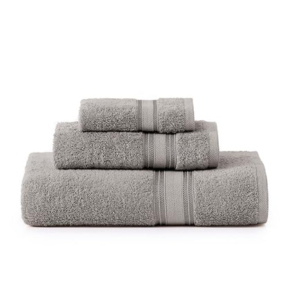 Zero Twist Cotton Bath Towel Set Quick Dry Ultra Absorbent Soft Towels