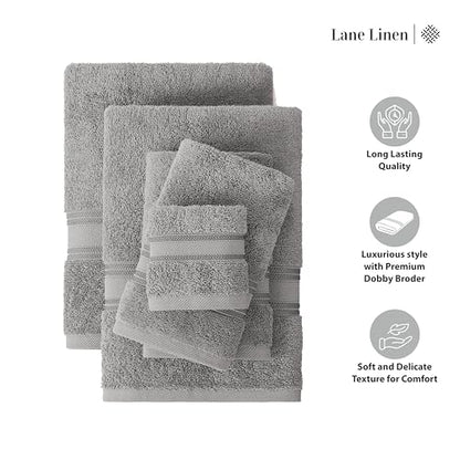 Zero Twist Cotton Bath Towel Set Quick Dry Ultra Absorbent Soft Towels
