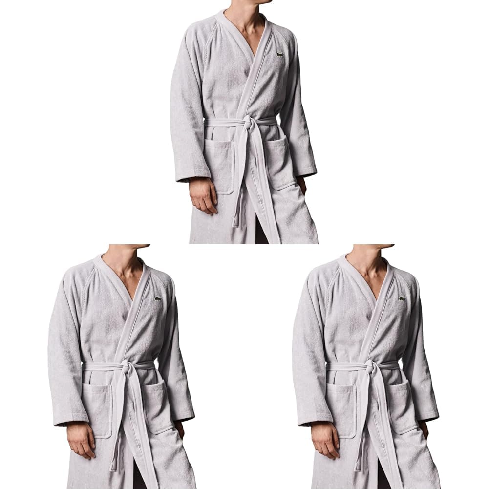 Cotton Terry Bathrobe Unisex Soft Absorbent Quick Dry Spa Robe