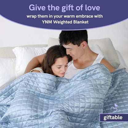 Cooling Weighted Blanket Glass Bead All Season Heavy Bed Throw