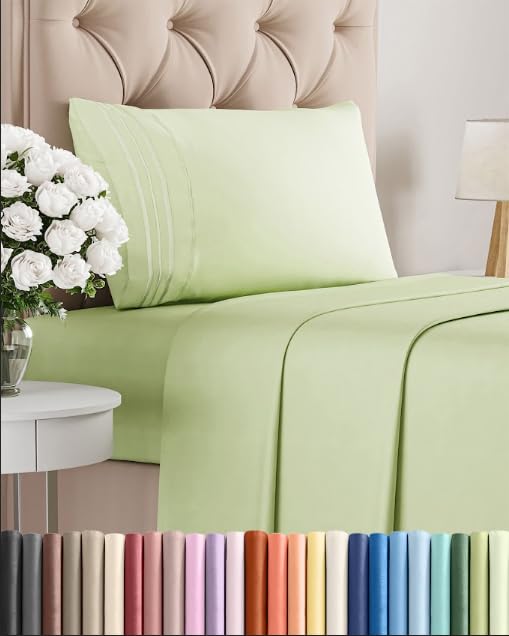 Cooling Sheet Set 4 Piece Ultra Soft Deep Pocket Breathable Bedding