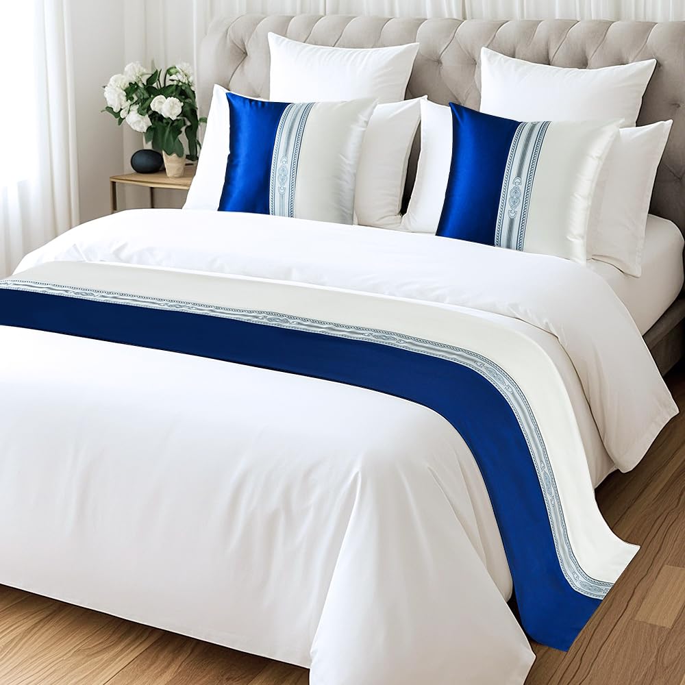 Jacquard Bed Runner Decorative Scarf King Size Hotel Bedding
