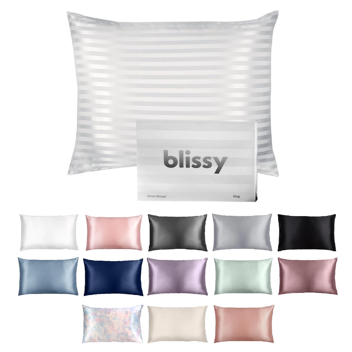 Silk Pillowcase 100% Mulberry Silk 22 Momme Smooth Hair Skin Pillow Cover