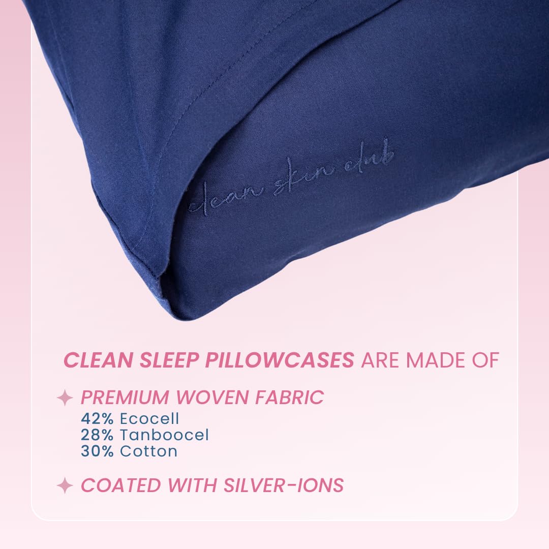 Silver Ion Pillowcases Hypoallergenic Sensitive Skin Pillow Covers