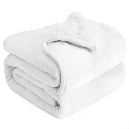 Cottonblue Fleece Sherpa Weighted Blanket