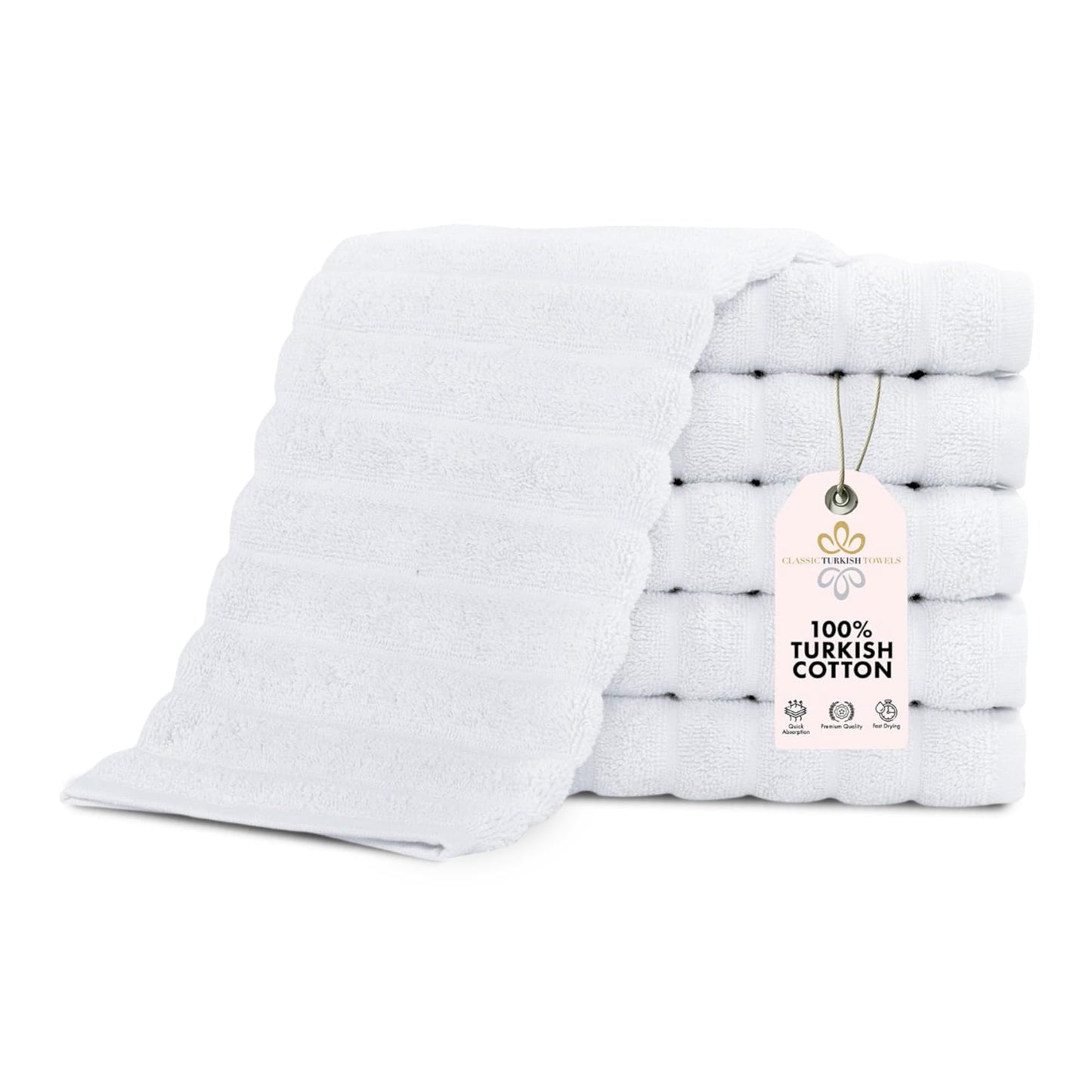 Turkish Cotton Luxury Towel Set Ultra Absorbent Spa Bath Towels