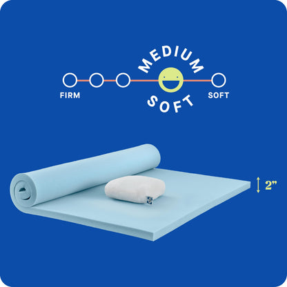 Sealy Dreamlife Gel Memory Foam Mattress Topper with Cooling Cover, Multiple Sizes