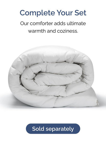Bamboo Cooling Sheet Set Deep Pocket Breathable Bed Sheets 4 Piece