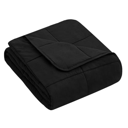 Cooling Weighted Blanket Microfiber Glass Bead Machine Washable Heavy Blanket