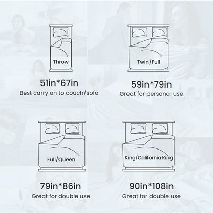 Cooling Blanket Lightweight Breathable Summer Sleep Blanket