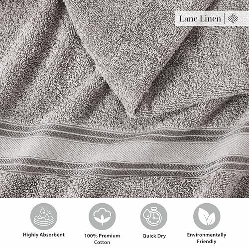 Zero Twist Cotton Bath Towel Set Quick Dry Ultra Absorbent Soft Towels