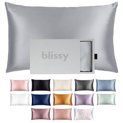 Silk Pillowcase 100% Mulberry Silk 22 Momme Smooth Hair Skin Pillow Cover