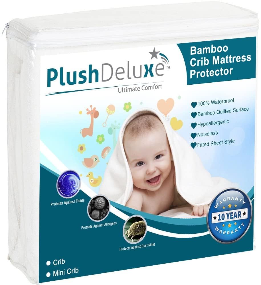 Bamboo Waterproof Mattress Protector Ultra Soft Breathable Deep Pocket Bed Cover