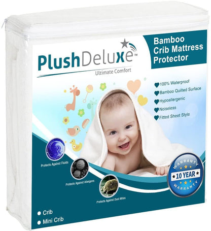 Bamboo Waterproof Mattress Protector Ultra Soft Breathable Deep Pocket Bed Cover