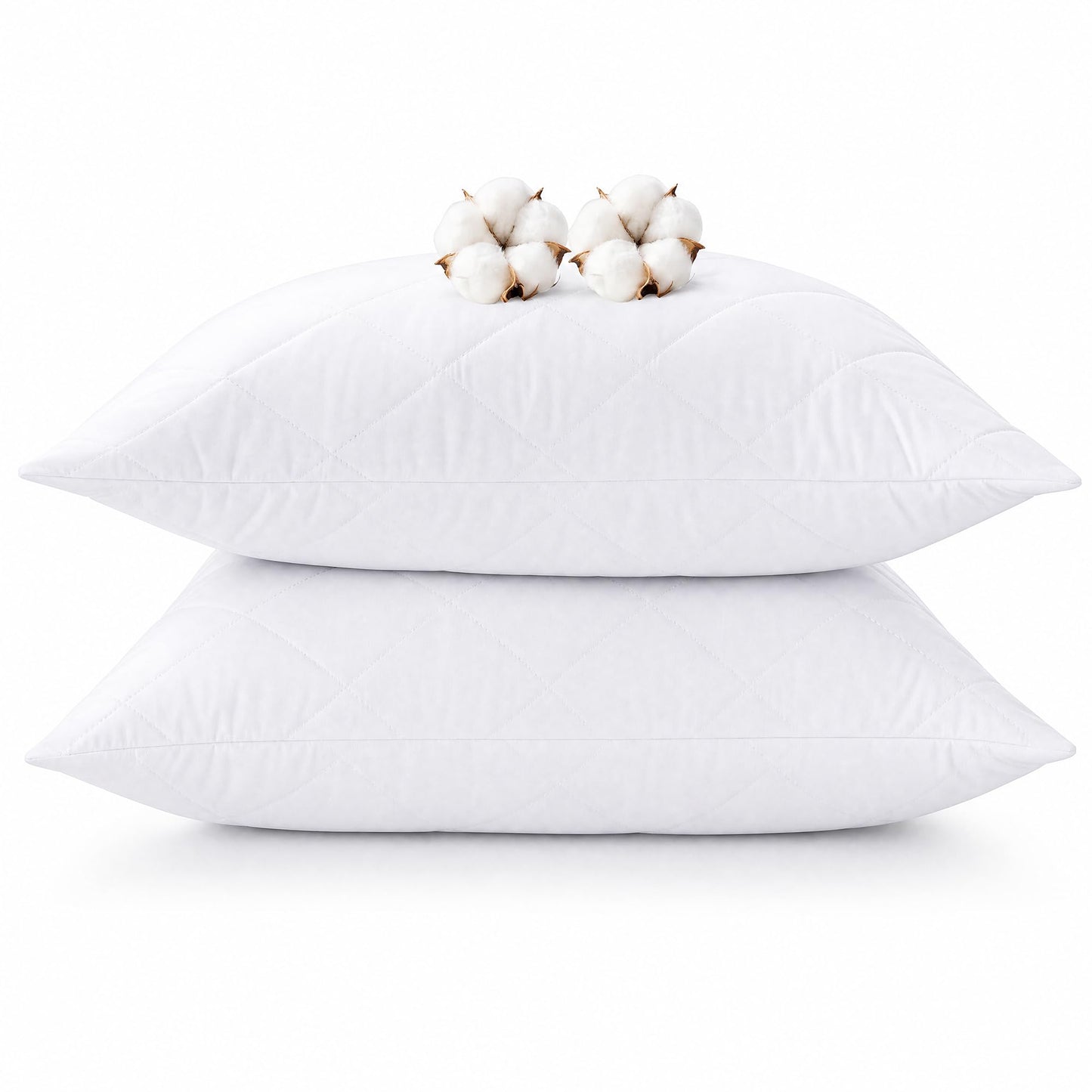 Waterproof Zippered Pillow Protectors King Size Hypoallergenic Pillow Covers