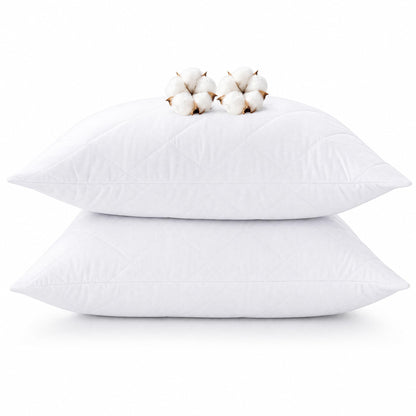 Waterproof Zippered Pillow Protectors King Size Hypoallergenic Pillow Covers