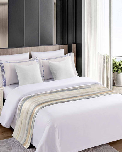 Abstract Bed Runner Luxury Modern Decorative Bed Scarf Bedroom Throw