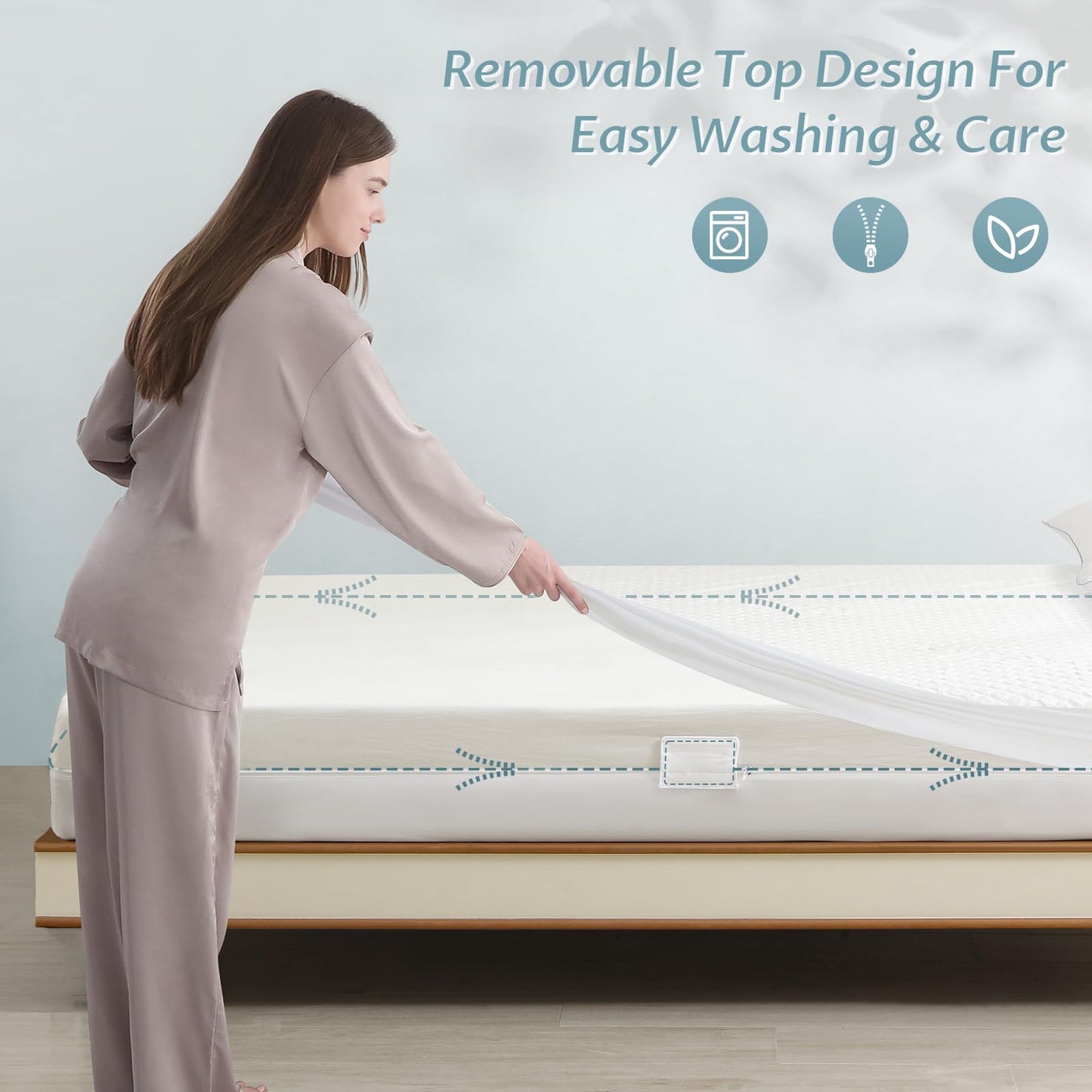 Waterproof Zippered Mattress Cover