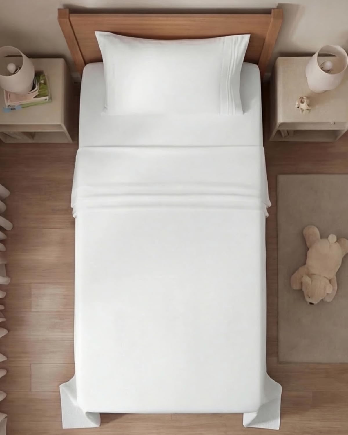 Cooling Sheet Set 4 Piece Ultra Soft Deep Pocket Breathable Bedding