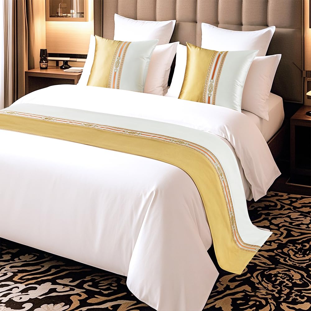 Jacquard Bed Runner Decorative Scarf King Size Hotel Bedding