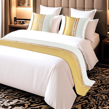 Jacquard Bed Runner Decorative Scarf King Size Hotel Bedding