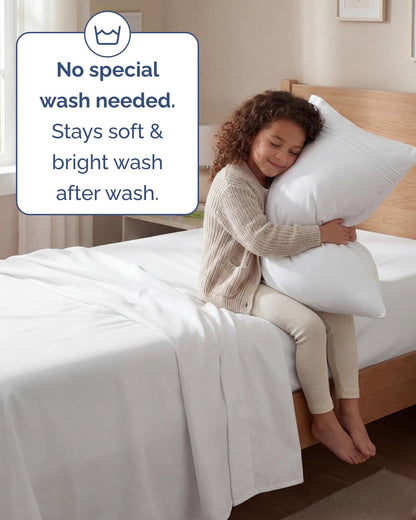 Cooling Sheet Set 4 Piece Ultra Soft Deep Pocket Breathable Bedding
