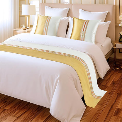 Jacquard Bed Runner Decorative Scarf King Size Hotel Bedding