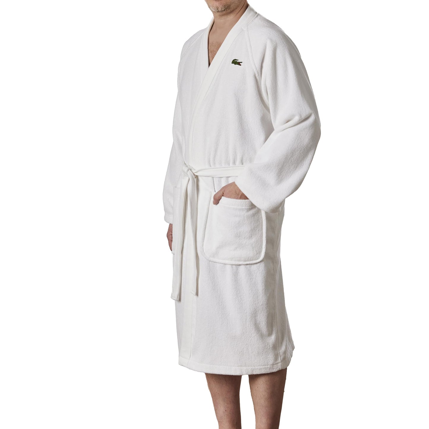 Cotton Terry Bathrobe Unisex Soft Absorbent Quick Dry Spa Robe