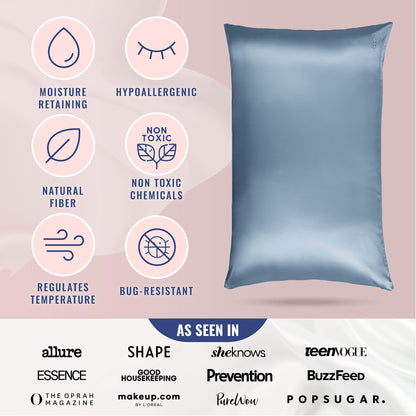 Silk Pillowcase 100% Mulberry Silk 22 Momme Smooth Hair Skin Pillow Cover