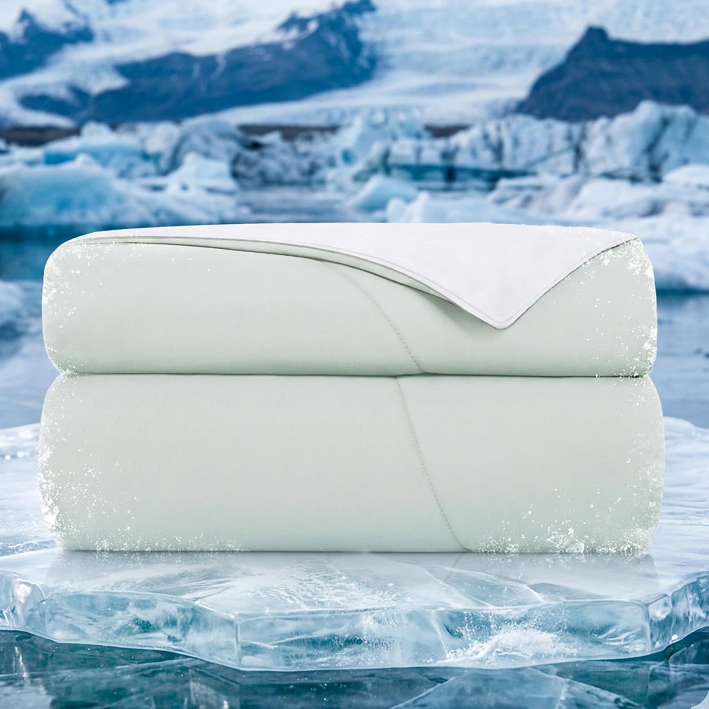 Cooling Comforter Double Sided Lightweight Ice Blanket Q-Max Breathable Summer Bedding