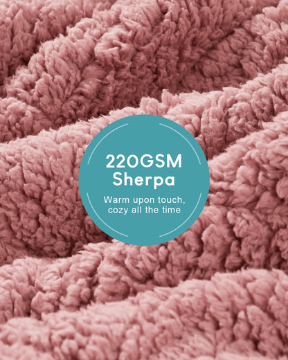 Cottonblue Fleece Sherpa Weighted Blanket