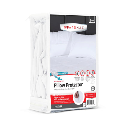 Waterproof Knitted Pillow Protector Zippered Bed Bug Proof Hypoallergenic Pillow Cover