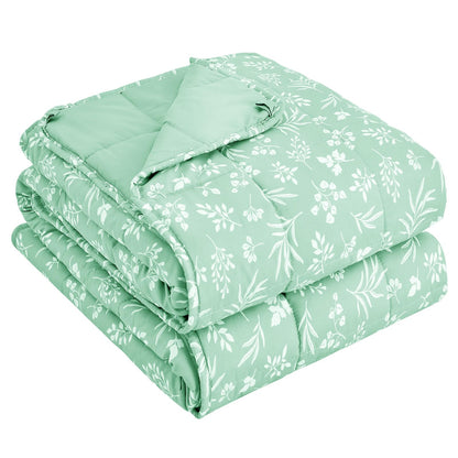 Cooling Weighted Blanket Microfiber Glass Bead Machine Washable Heavy Blanket