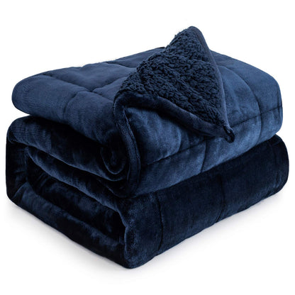 Cottonblue Fleece Sherpa Weighted Blanket