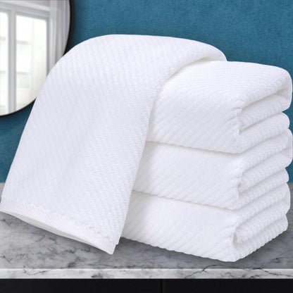 Cotton Bath Towel Set 6 Piece Soft Quick Dry Bathroom Towels Large Gift Set