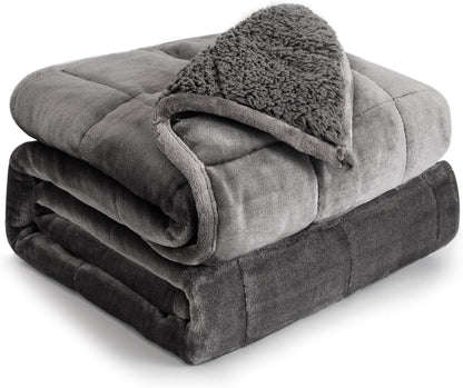Cottonblue Fleece Sherpa Weighted Blanket