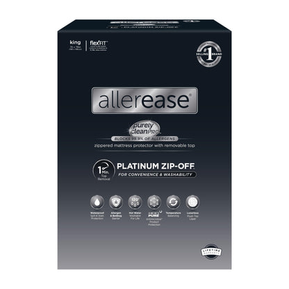 AllerEase Platinum Zip-Off Top Mattress Protector