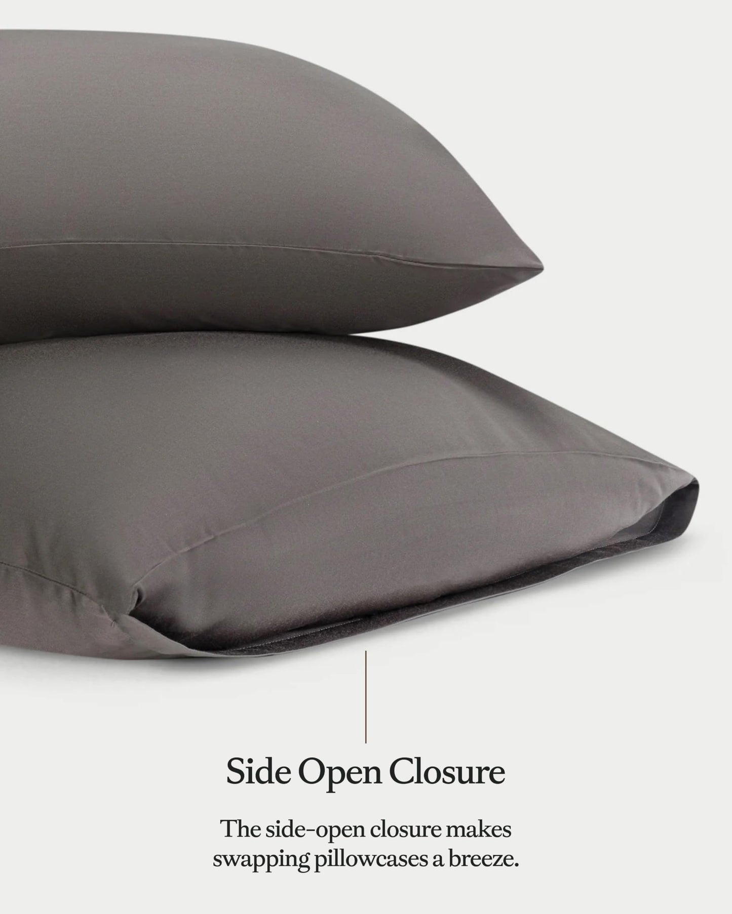 Bamboo Pillowcase Set of 2 Ultra Soft Lightweight Luxury Bedding