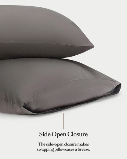 Bamboo Pillowcase Set of 2 Ultra Soft Lightweight Luxury Bedding
