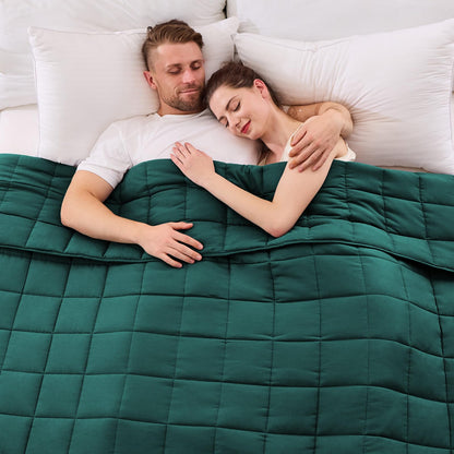 Cooling Weighted Blanket Microfiber Glass Bead Machine Washable Heavy Blanket