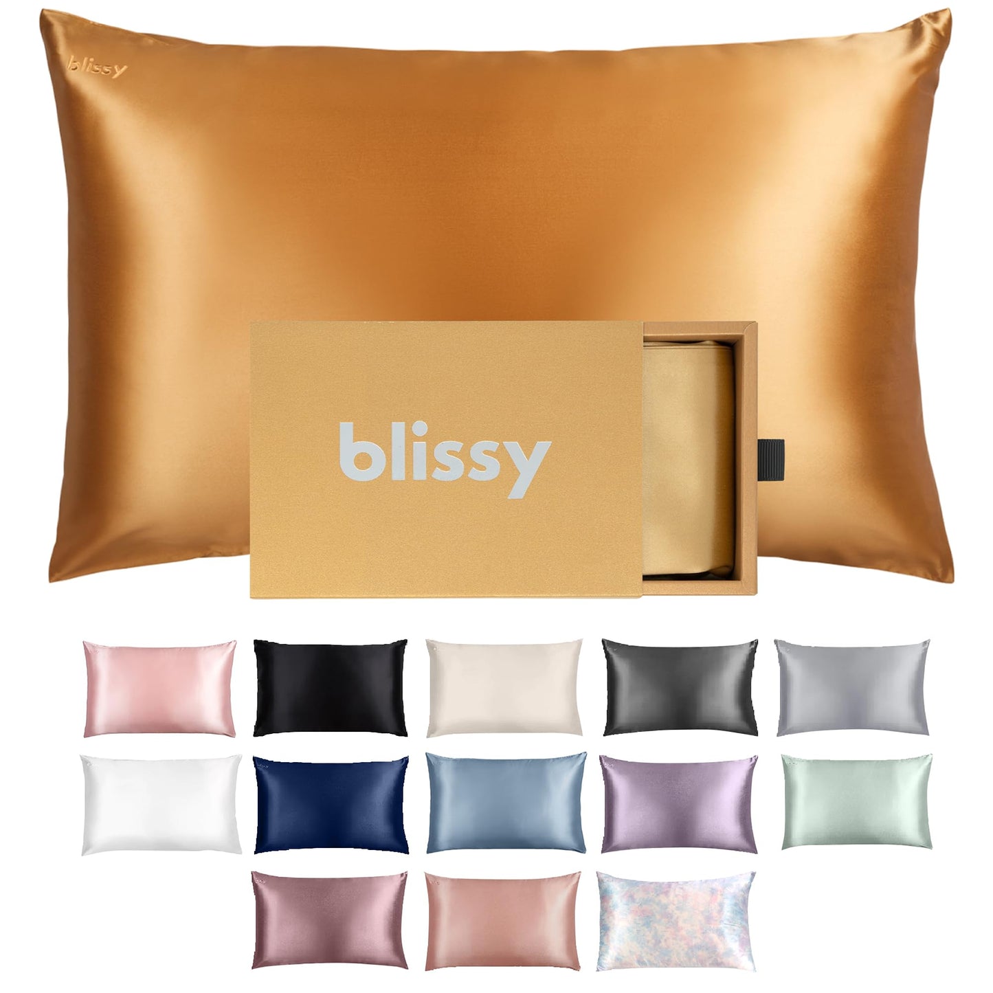 Silk Pillowcase 100% Mulberry Silk 22 Momme Smooth Hair Skin Pillow Cover