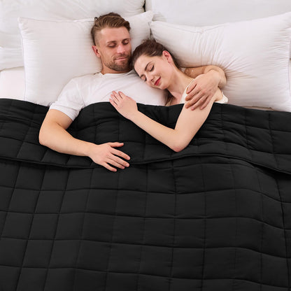 Cooling Weighted Blanket Microfiber Glass Bead Machine Washable Heavy Blanket