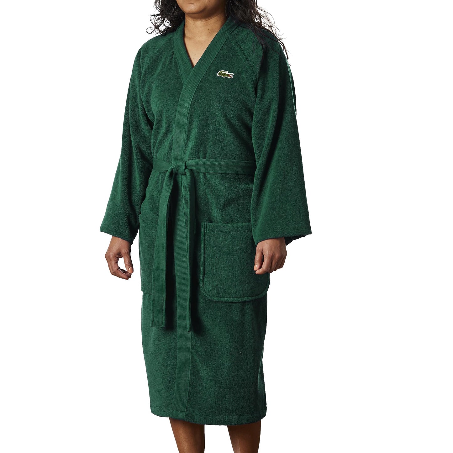 Cotton Terry Bathrobe Unisex Soft Absorbent Quick Dry Spa Robe